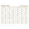 サイズ表