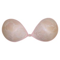 シリコンブラ 花柄 レース付き