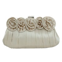 フラワー パーティバッグ ローズ クラッチバッグ