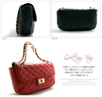 キルティング チェーンバッグ