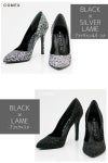COMEX コメックス ラメ グリッター パンプス ハイヒール