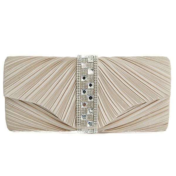 ラインストーンクラッチバッグ