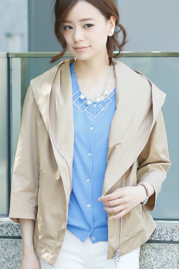 ダブルジッパーブルゾン