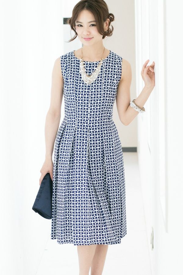 ナチュラルリネンワンピース