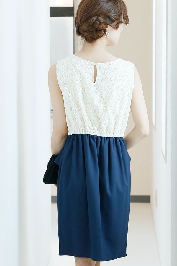 アイボリーネイビー（後ろ）