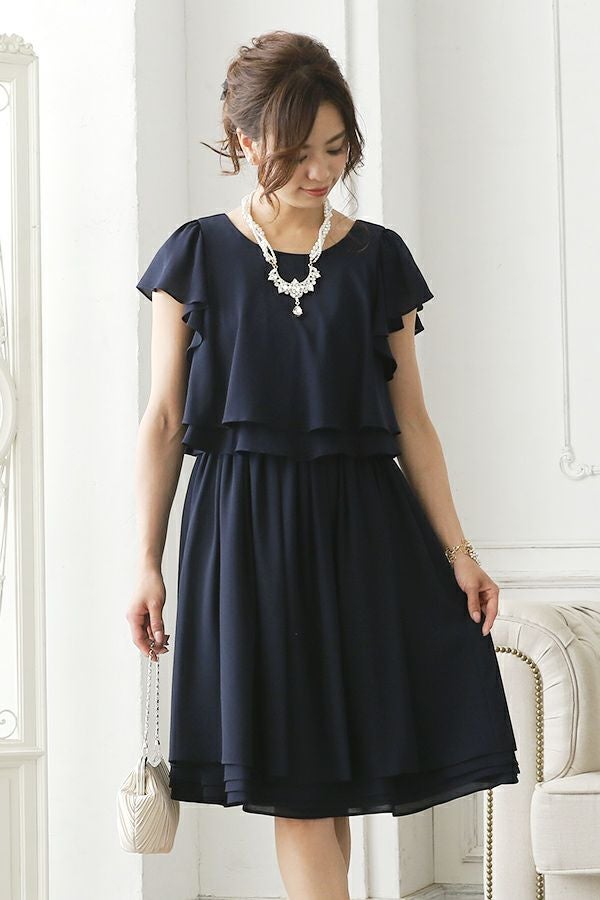 ネイビー（ブラウス有前）