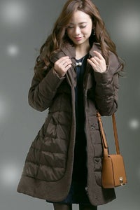 ビッグカラーダウンコート