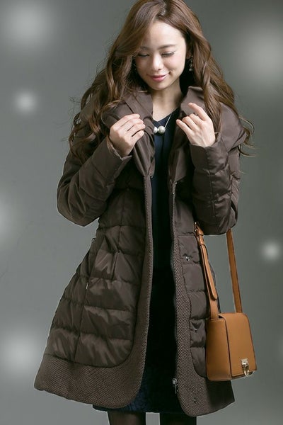 ビッグカラーダウンコート