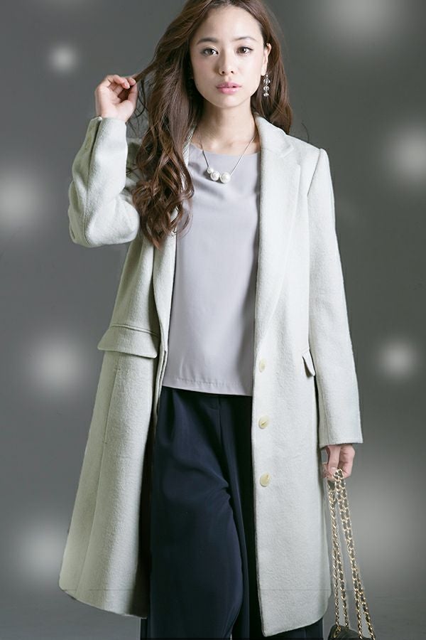 ロングベーシックチェスターコート