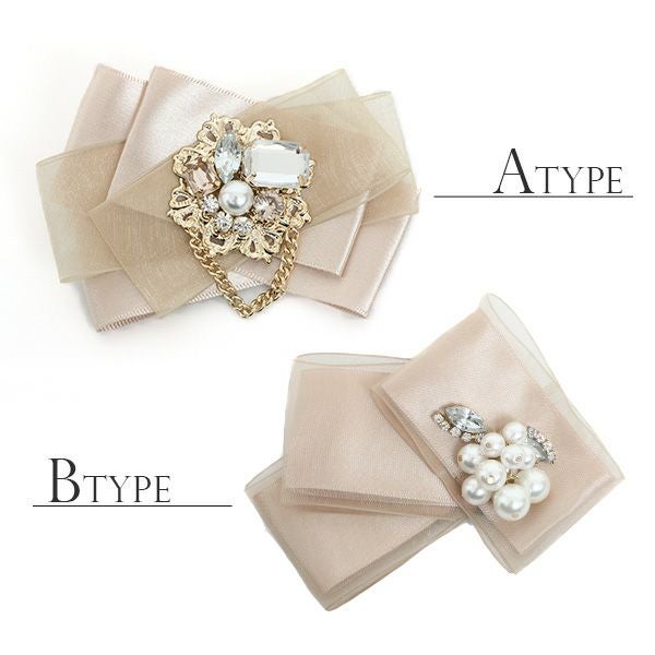 パールビジューヘアークリップ