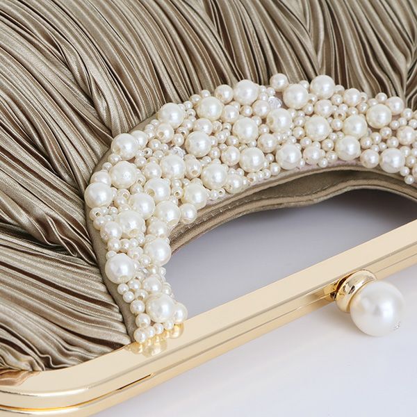 パール＆サテンプリーツ