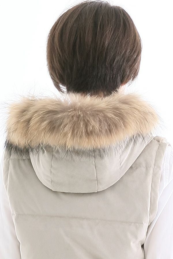 ファー（取り外し可）