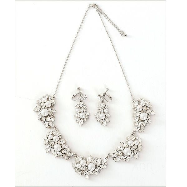 リーフビジュー＆パールアクセサリーセット