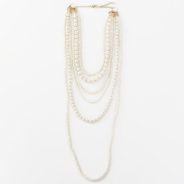 6連パールネックレス