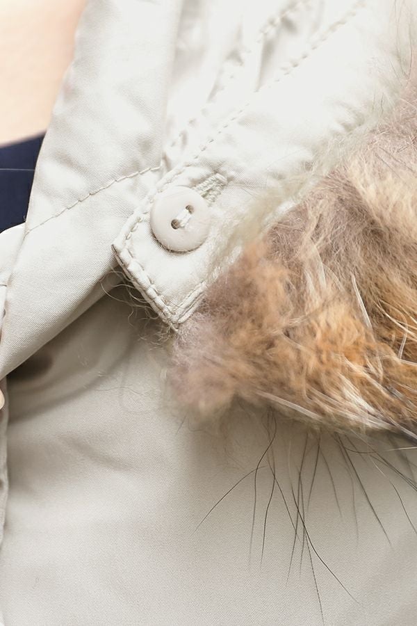 ファー（取り外し可）