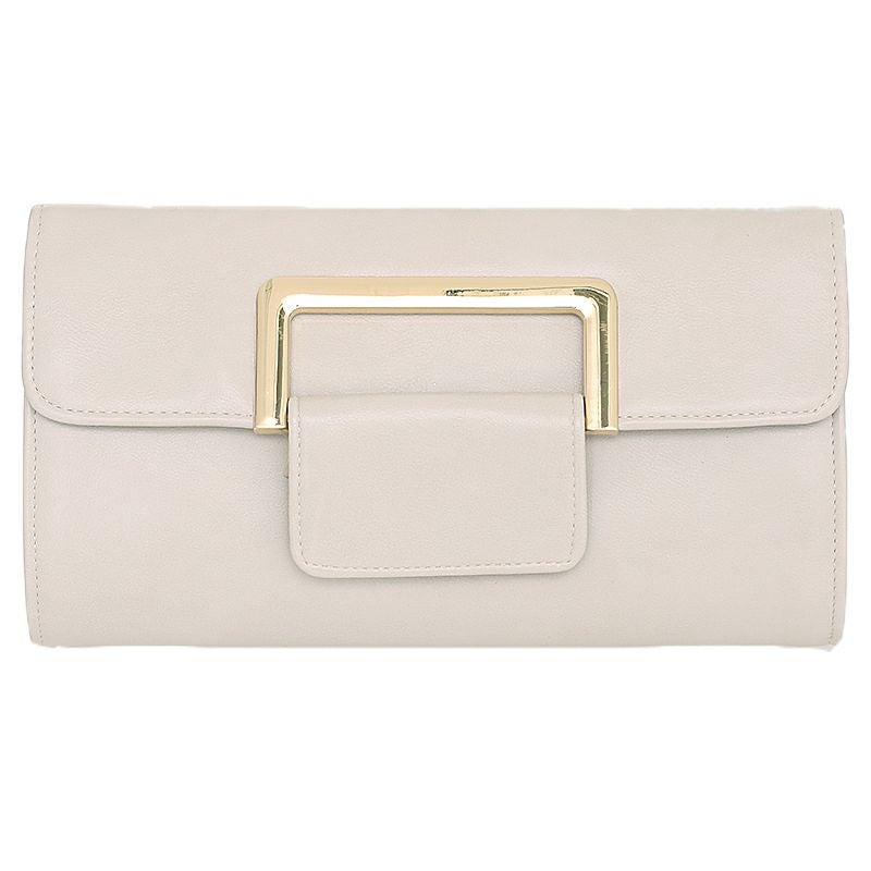 レザータッチクラッチバッグ