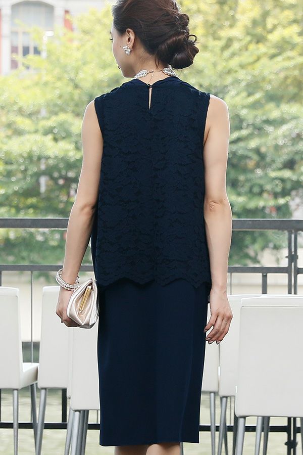 ネイビー（ケープ（後ろ））