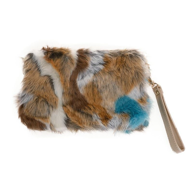 ミックスファークラッチバッグ