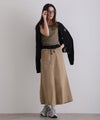 ウエストリブロングスカート