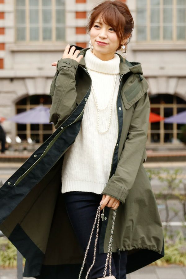 ウォータープルーフモッズコート