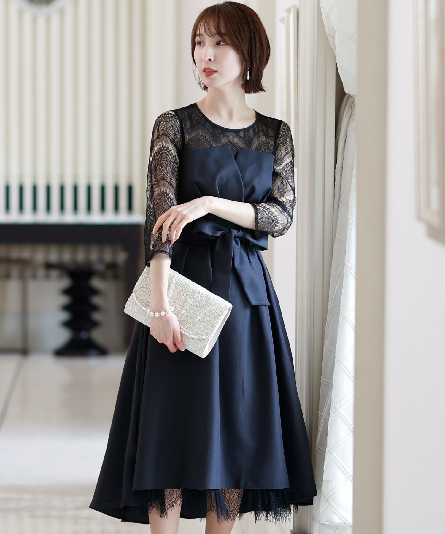 フィッシュテールビスチェドレス｜PourVous