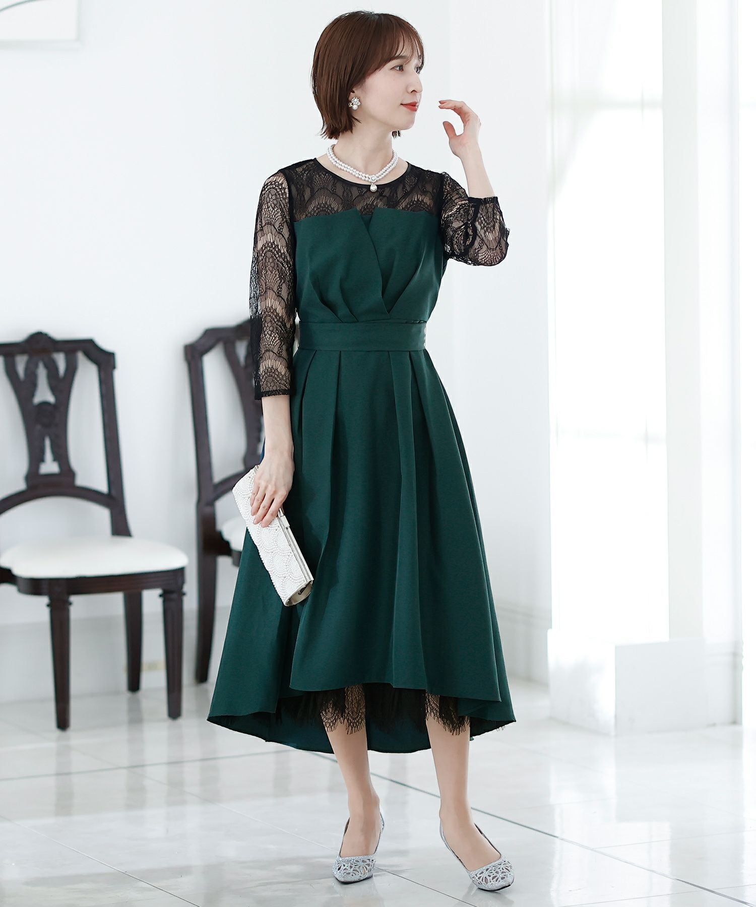 フィッシュテールビスチェドレス｜PourVous