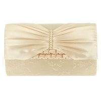 リボンプリーツパーティバッグ