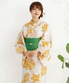 花小路　浴衣4点セット（作り帯）