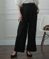 裾ベンツハイウエストワイドパンツ