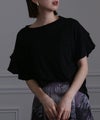 ダブルフリルスリーブトップス