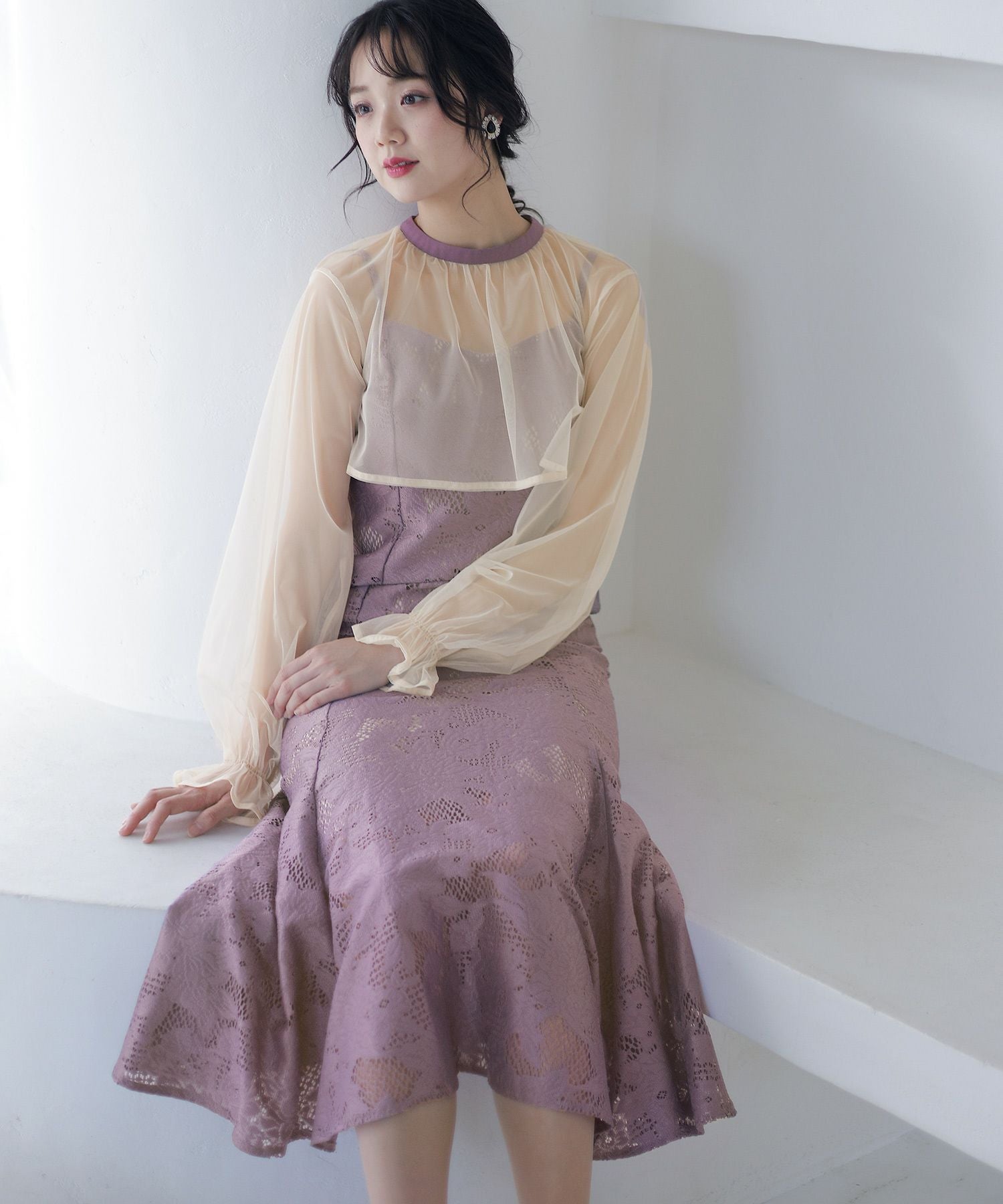 シフォンボレロセットマーメイドワンピース