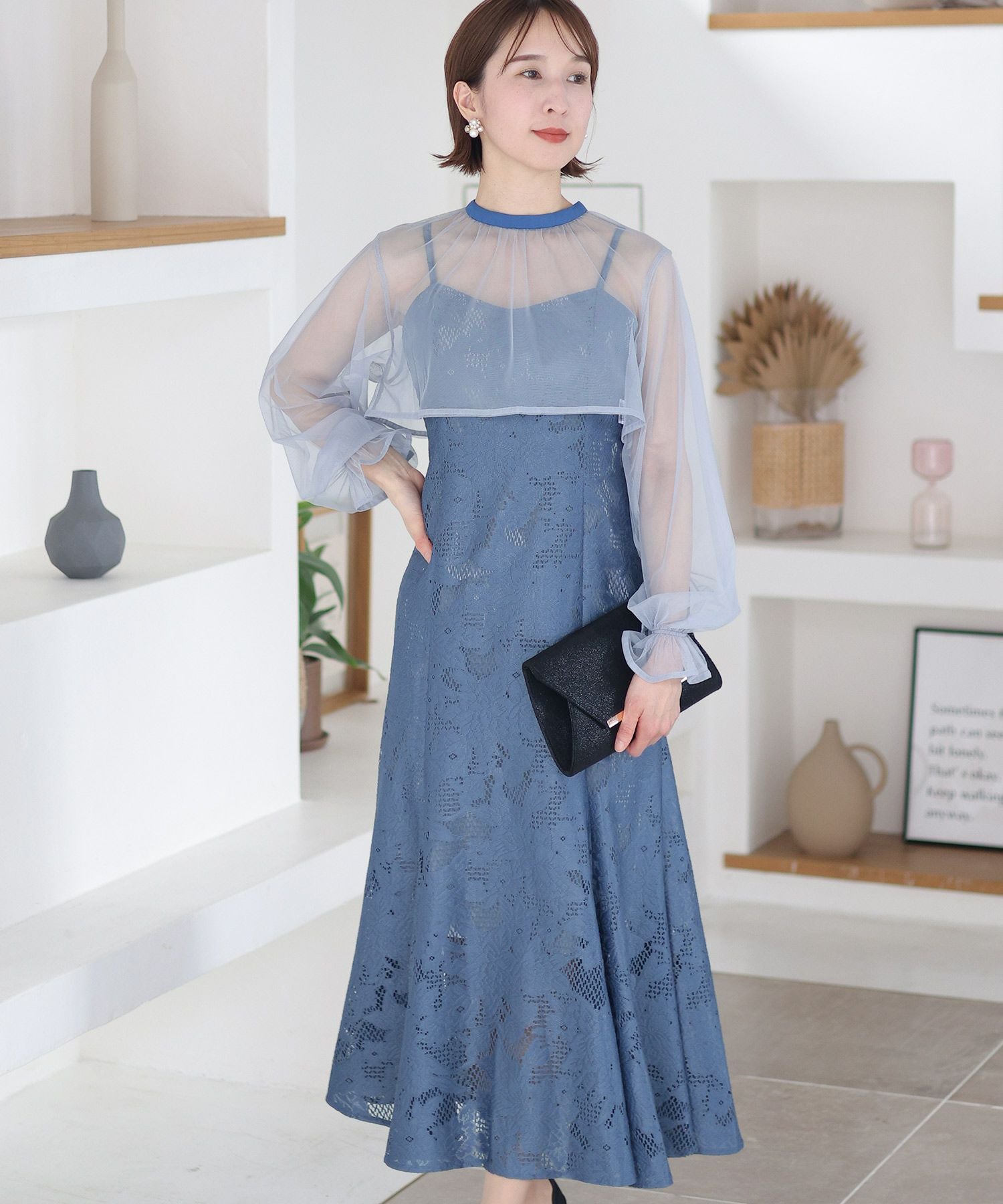 シフォンボレロセットマーメイドワンピース