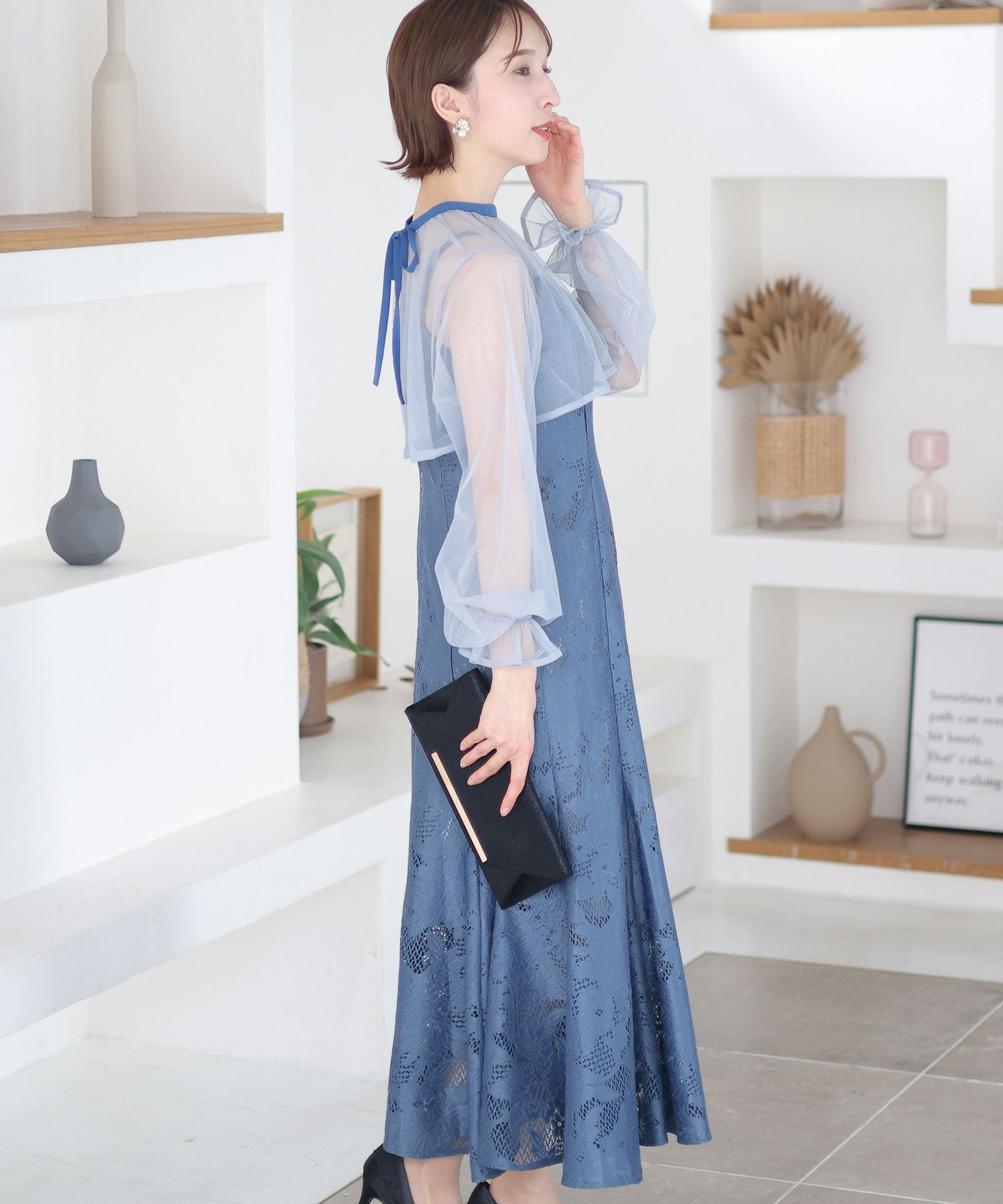 シフォンボレロセットマーメイドワンピース