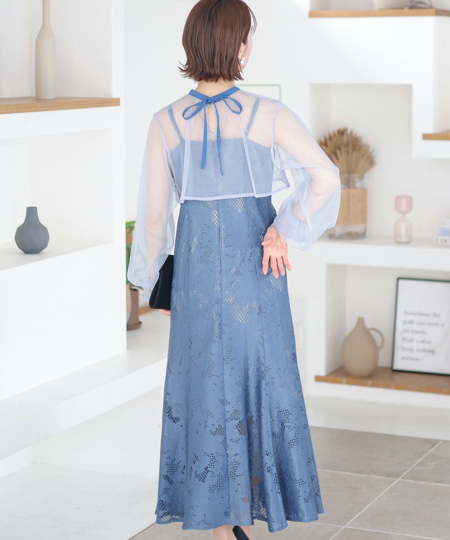 シフォンボレロセットマーメイドワンピース