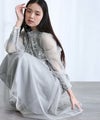 フェザーフラワーチュールドレス
