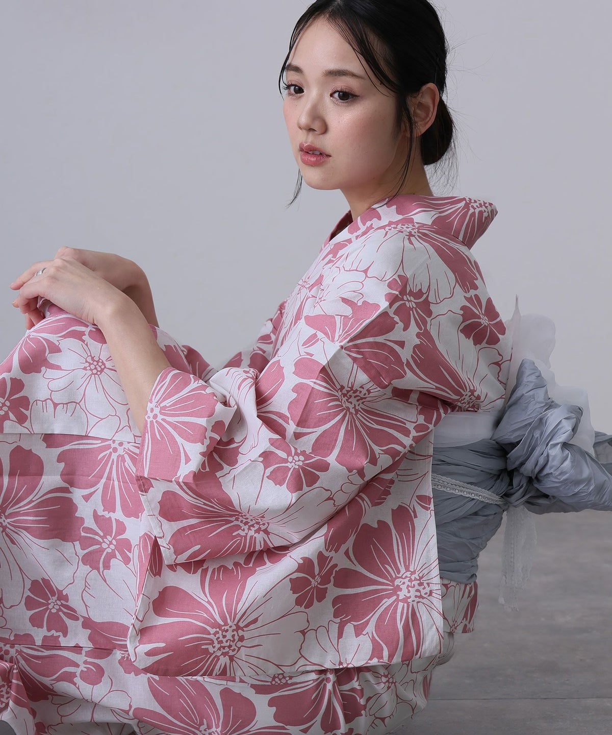 二部式浴衣2点セット（浴衣/兵児帯）