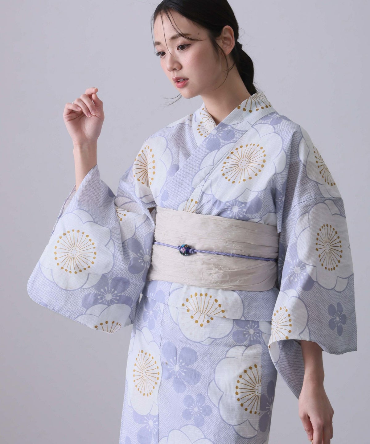 二部式浴衣2点セット（浴衣/兵児帯）