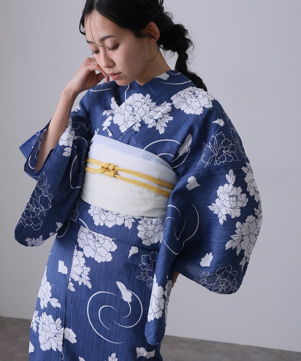 浴衣2点セット（浴衣/兵児帯）