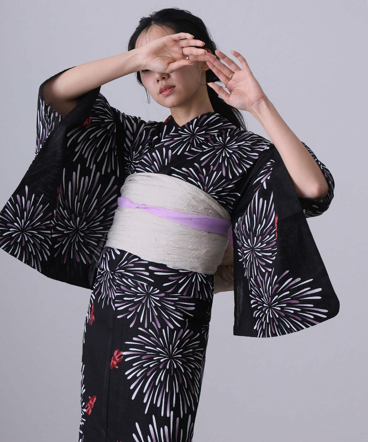 浴衣2点セット（浴衣/兵児帯）