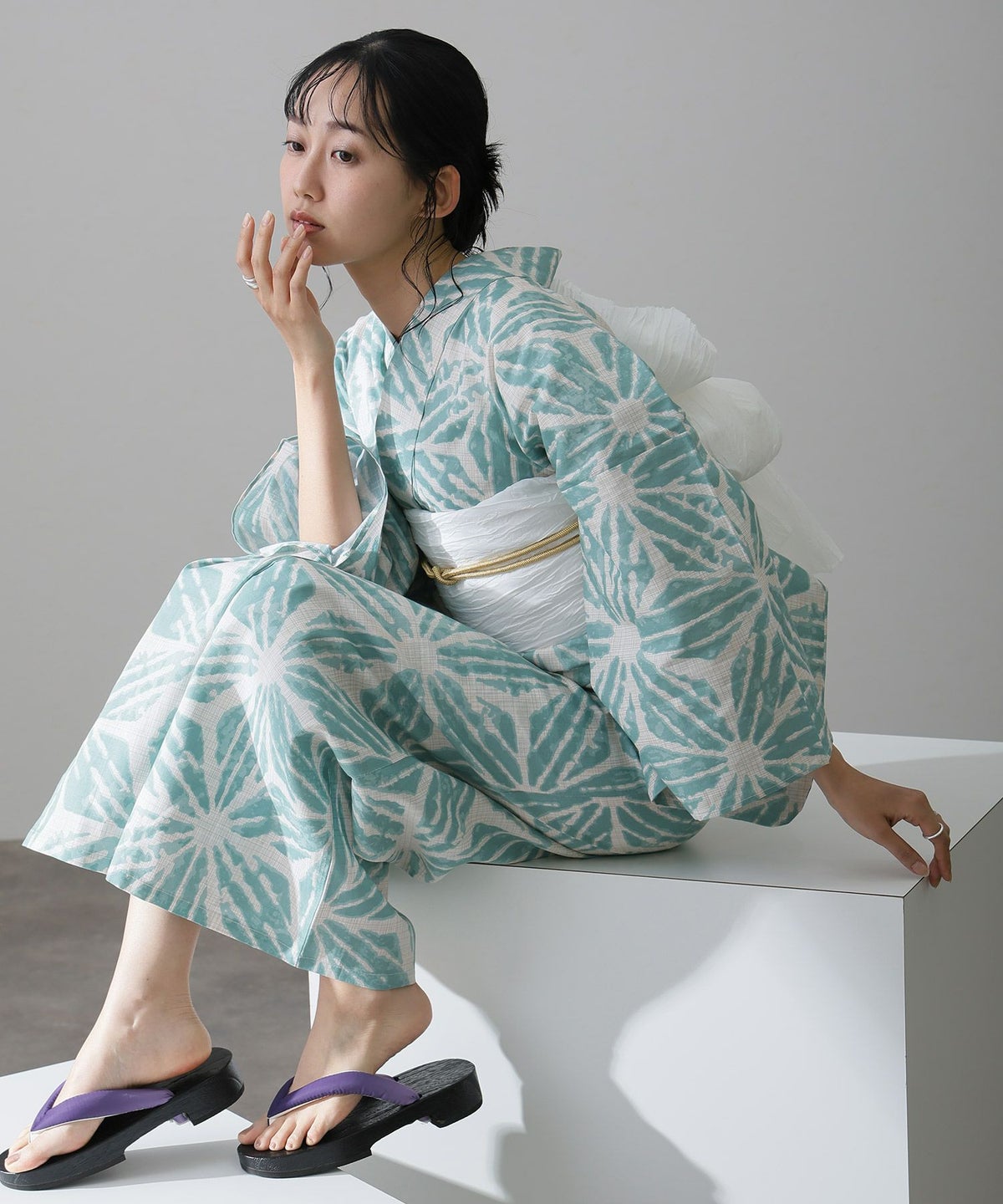 浴衣2点セット（浴衣/兵児帯）