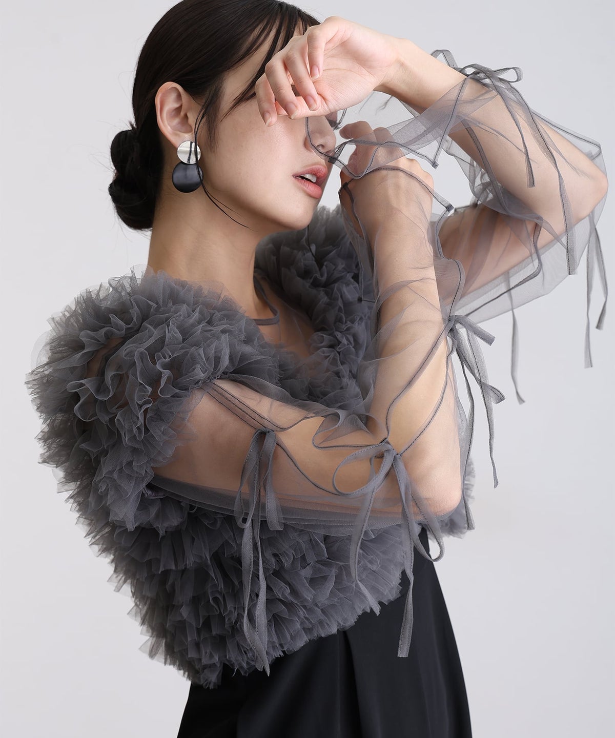 3点セットフリルボレロパンツドレス