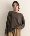 ドルマンスリーブボートネックTシャツ