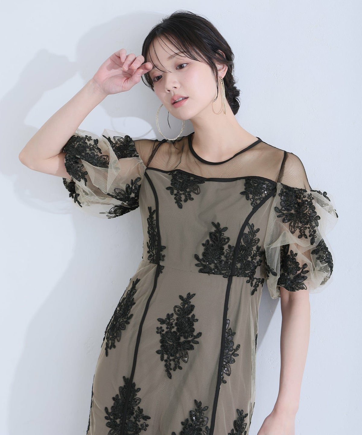 刺繍シアードレス